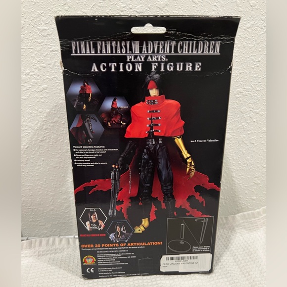 Final Fantasy VII Advent Children Vincent Valentine Figure - Picture 2 of 3
